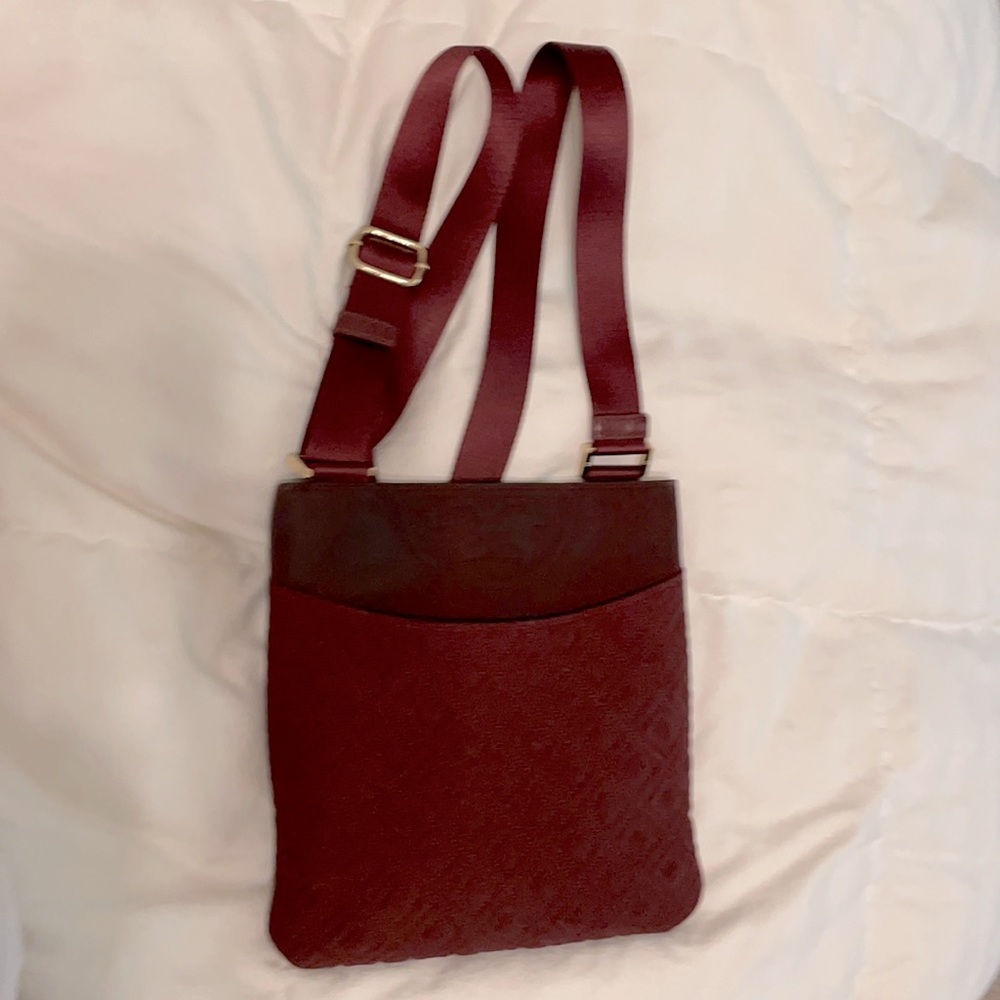 Tory Burch crossbody, maroon/burgundy